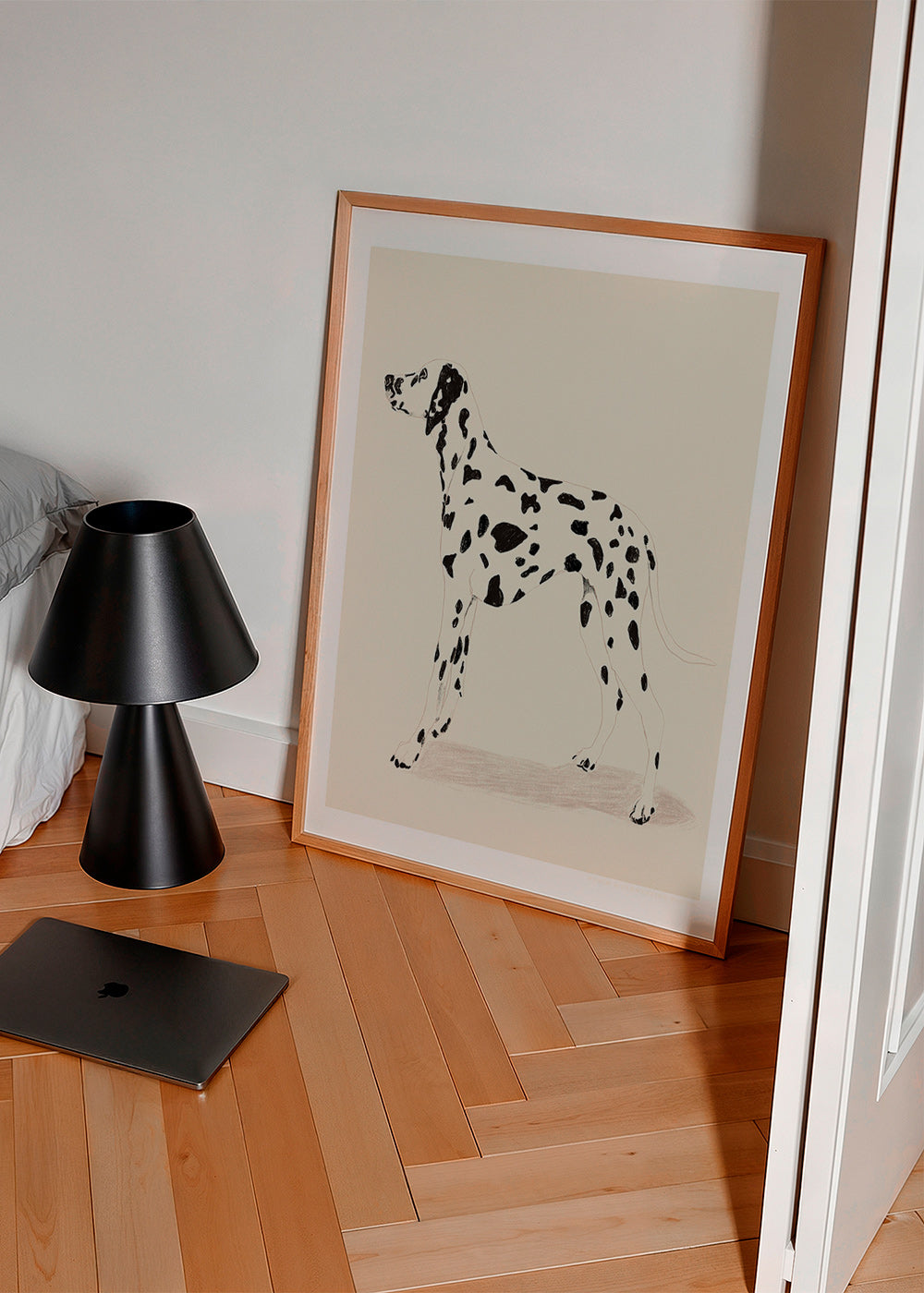 Dalmatiner plakat i minimalistisk streg – Product2