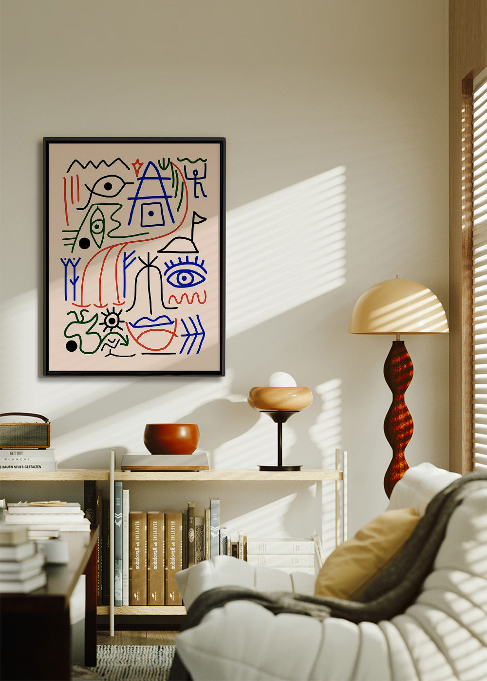 Flerfarvet linje-symboler illustration – Canvas2