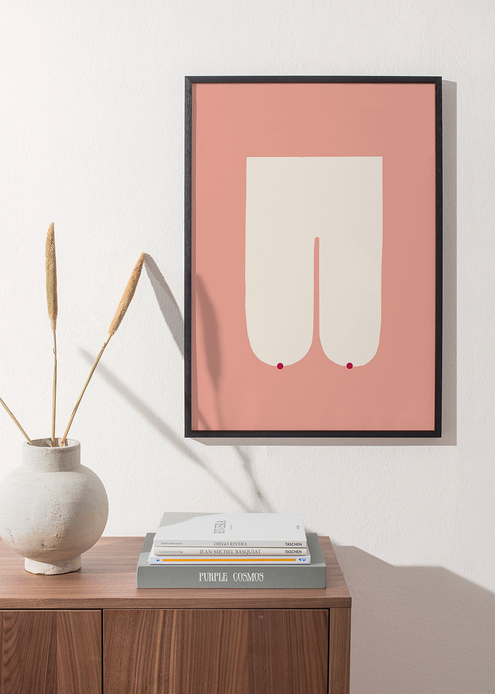Minimalistisk feminin illustration i rosa – Product2