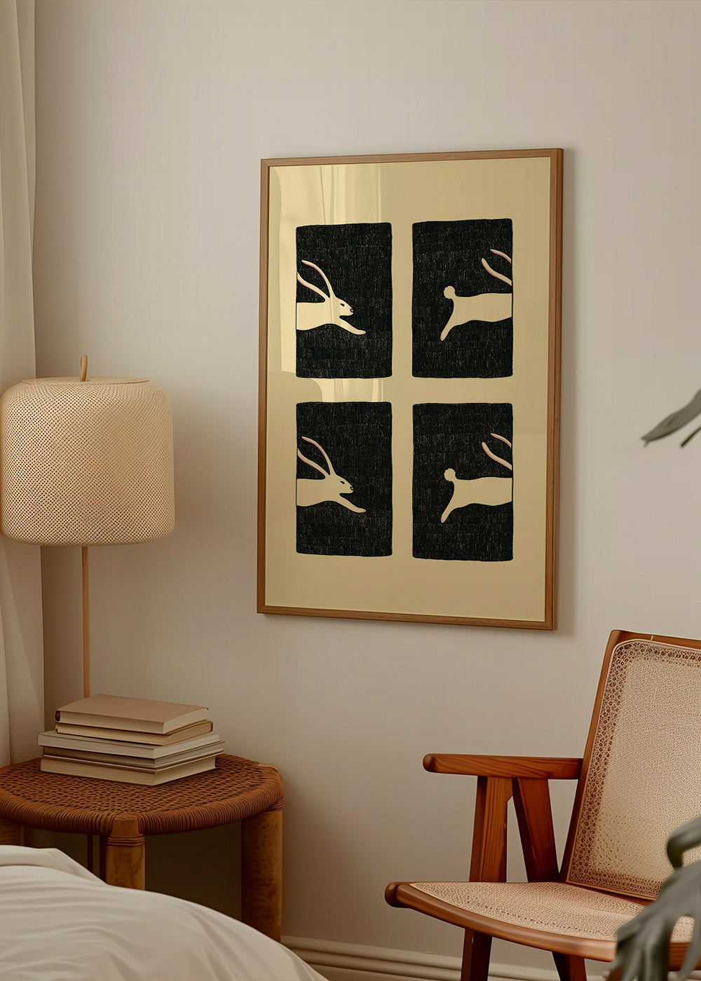 Plakat med kaniner i paneler – Product3