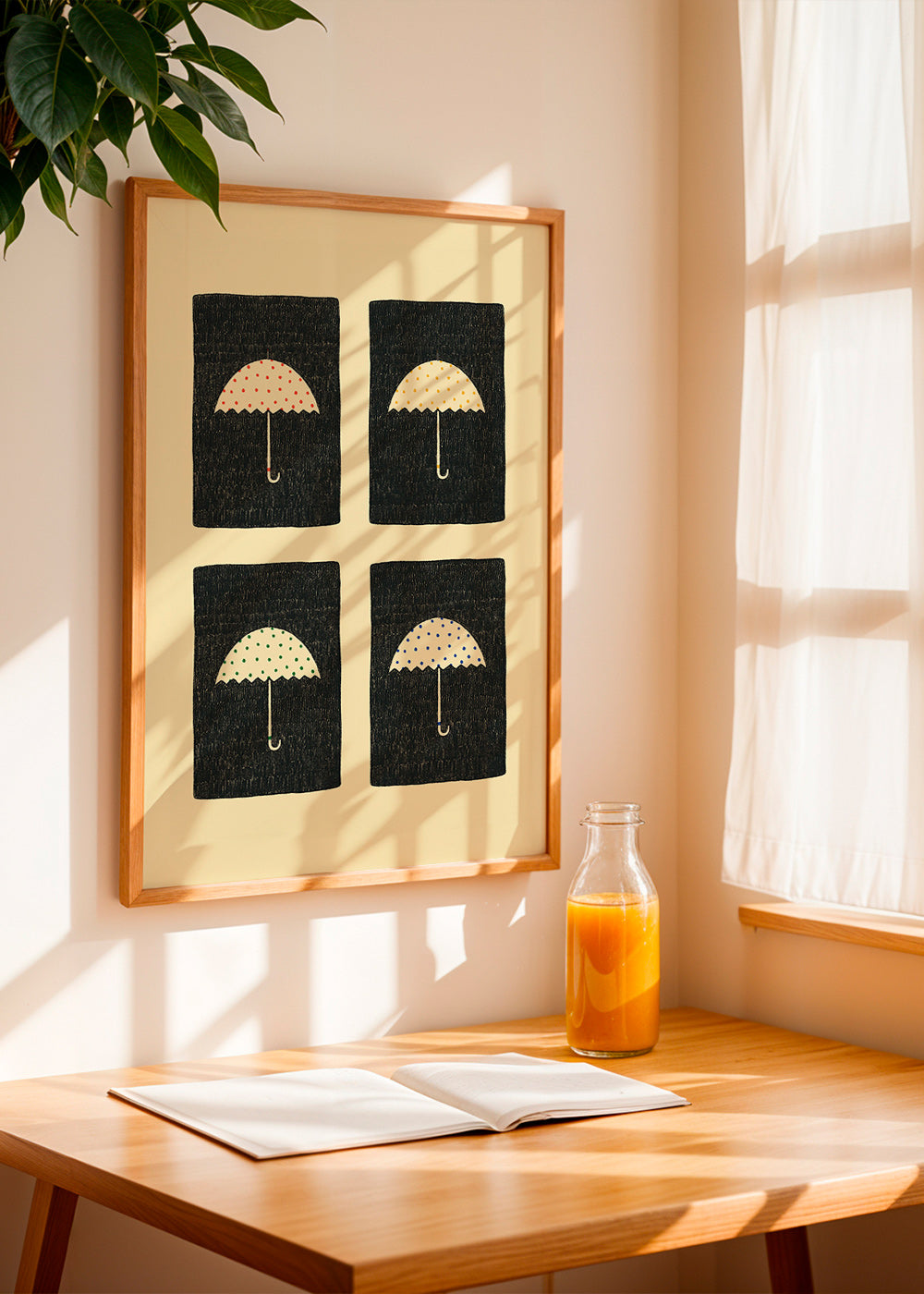 Illustration af gentagne paraplyer – Product2