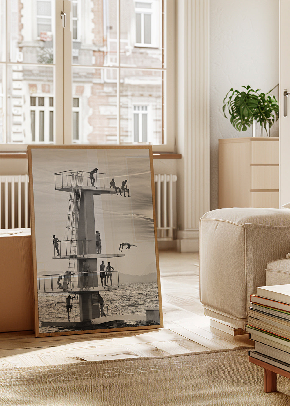 Fotografi af hoppeplatform ved kysten – Product2