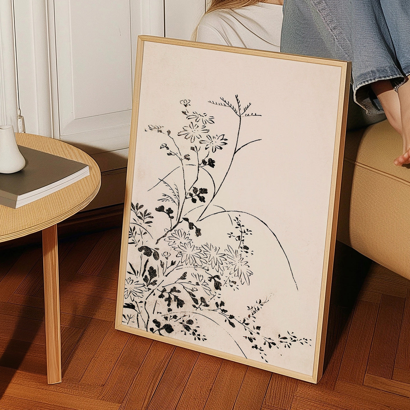 Botanisk blæktryk i japansk minimalisme – Product1
