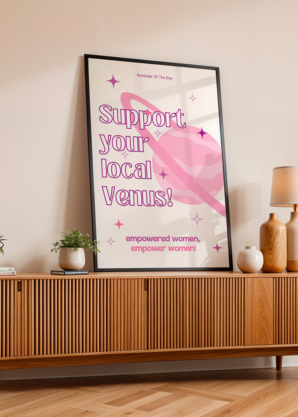 Typografisk Venus-plakat – Product1