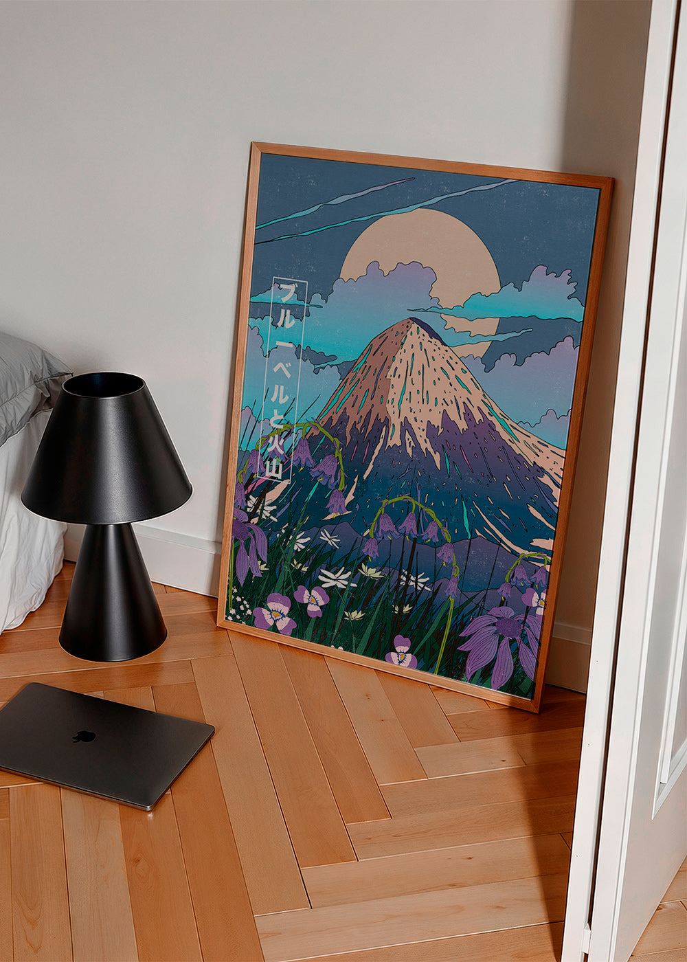 Landskabskunst: vulkan med klokker – Product1