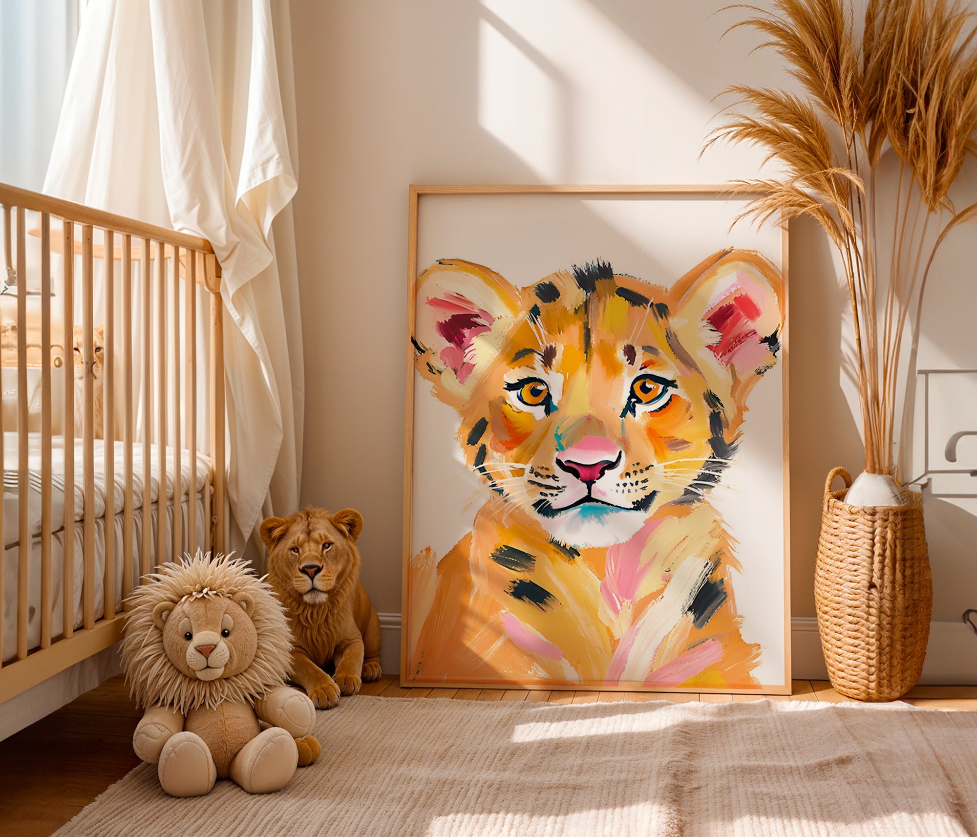 Kunstværk tigerunge illustration – Product2