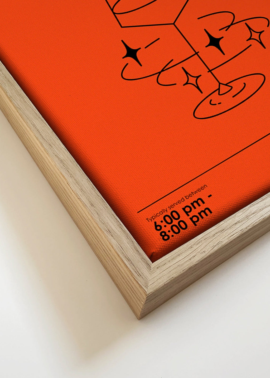 Køkkenkunst Italiensk aperitif – Canvas detail