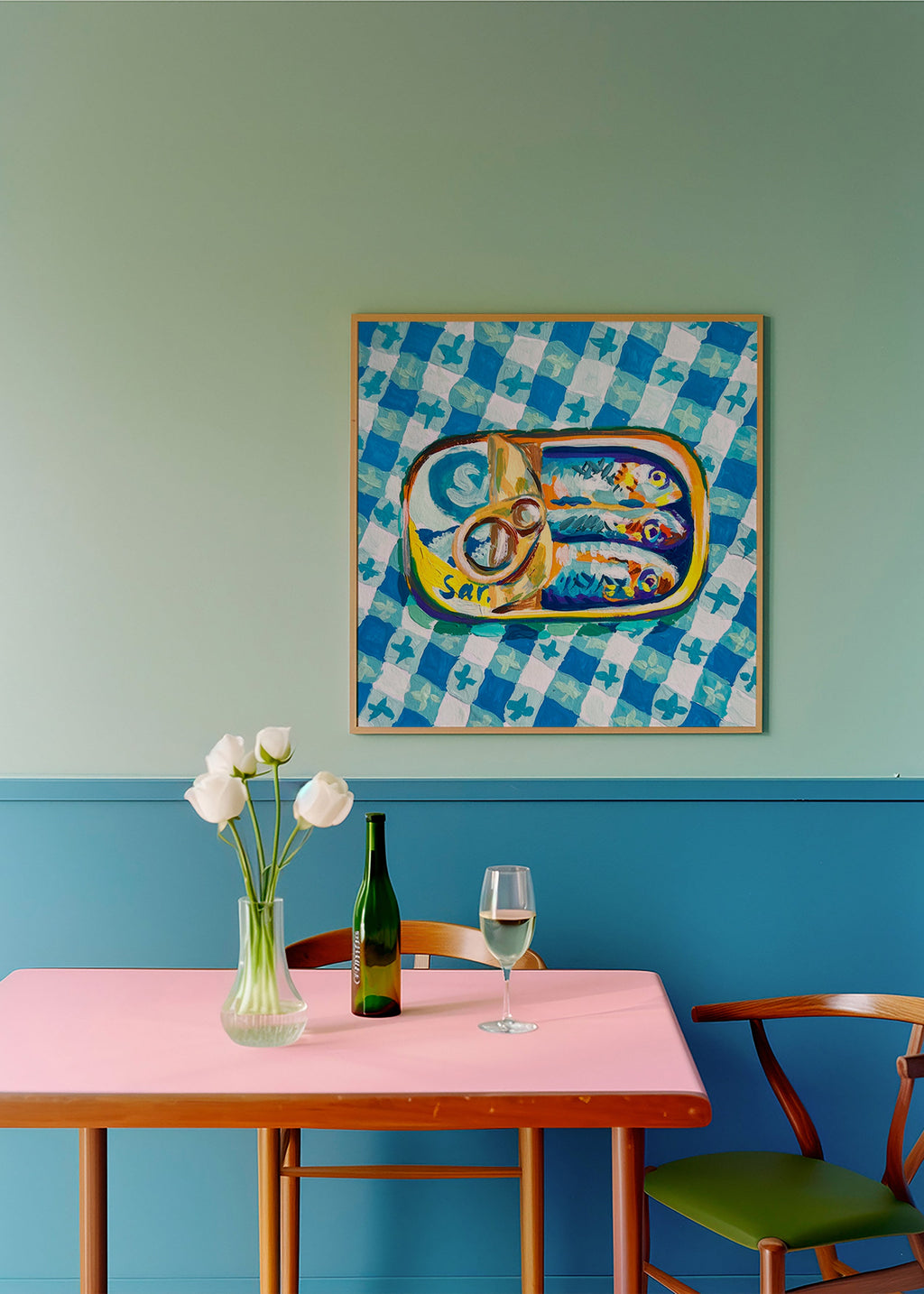 Køkkenkunst: sardindåse påternet stof – Product2