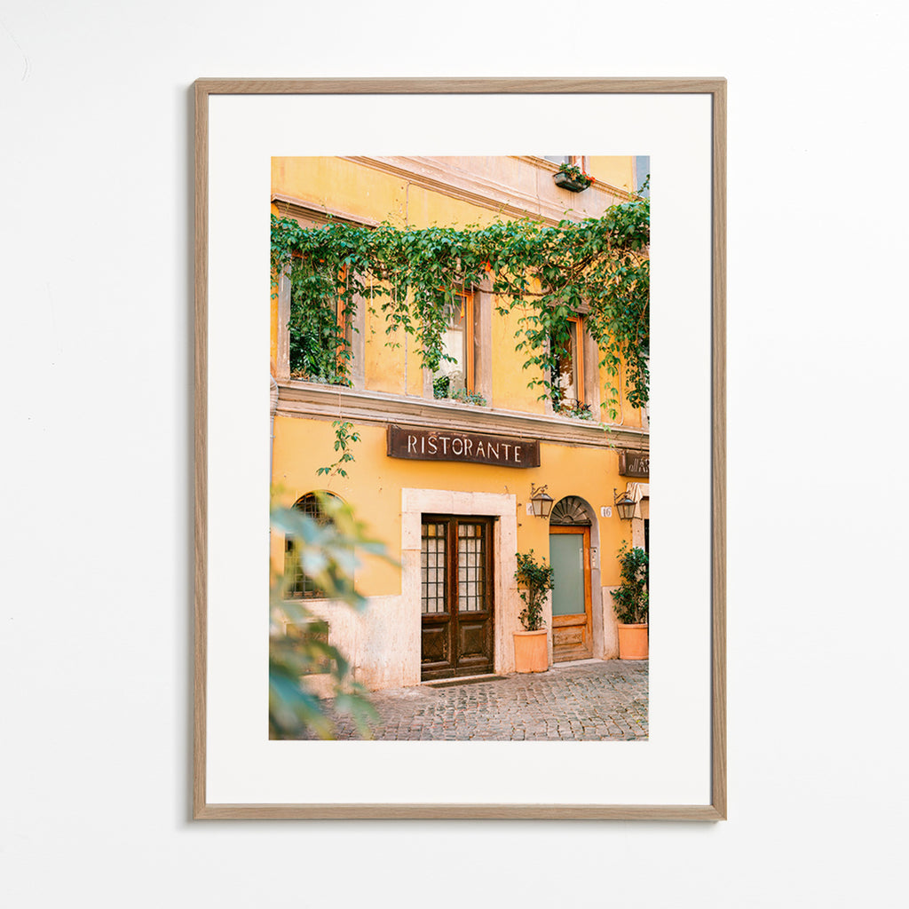 Køkkenkunst: ristorante-facade i varm gul – Oak Frame