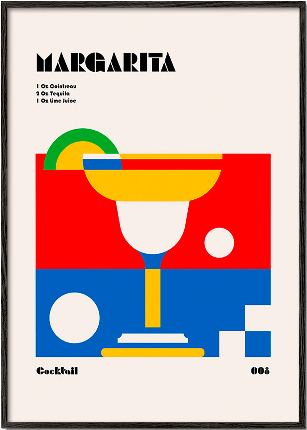 Køkkenkunst Margarita Bauhaus cocktail – Black Frame