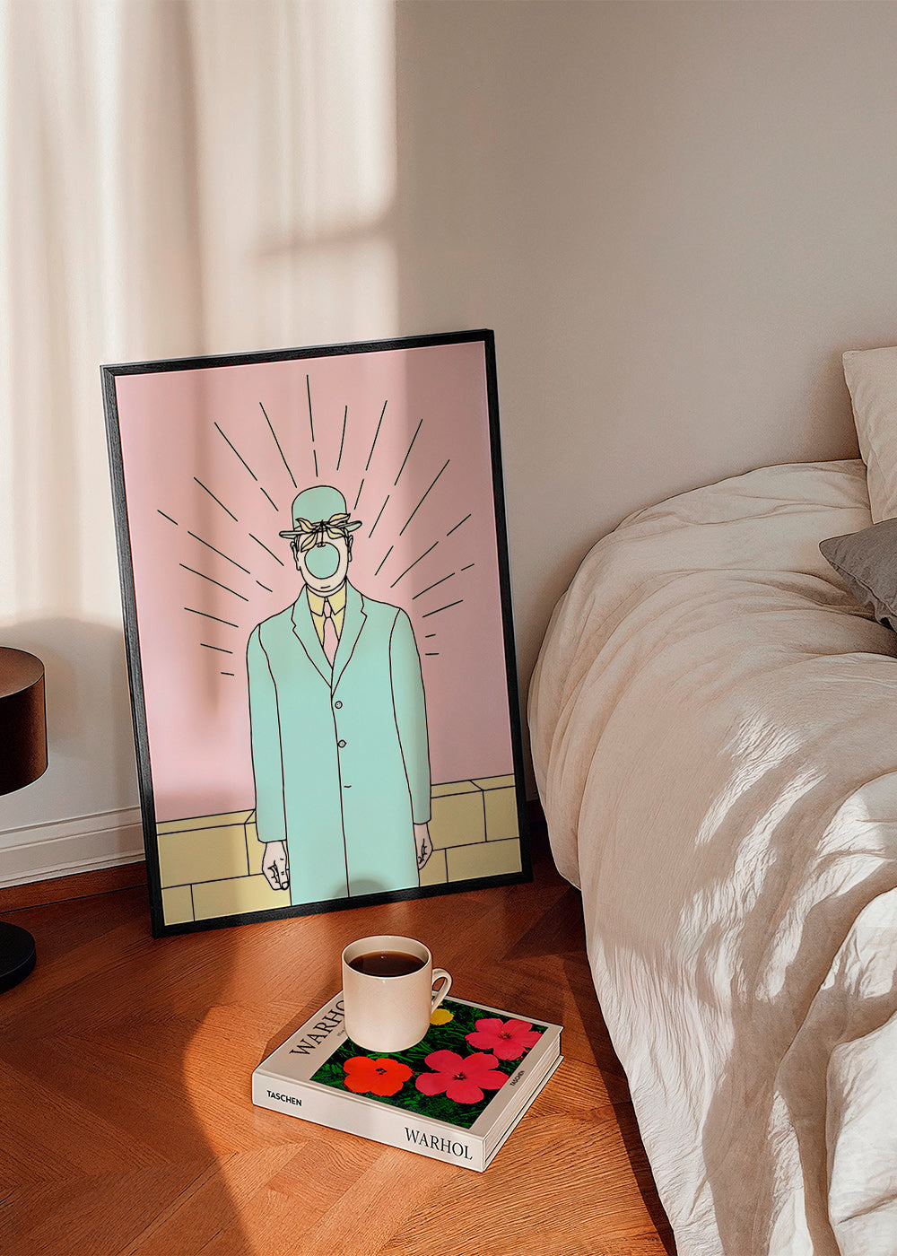 Surreal illustration af mand med æble – Product2