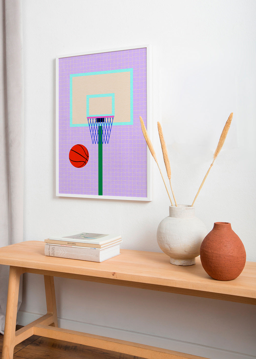 Sportkunst basketballkurv illustration – Product1