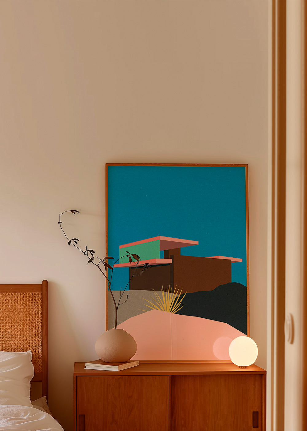 Illustration af ørkenhus – Product2