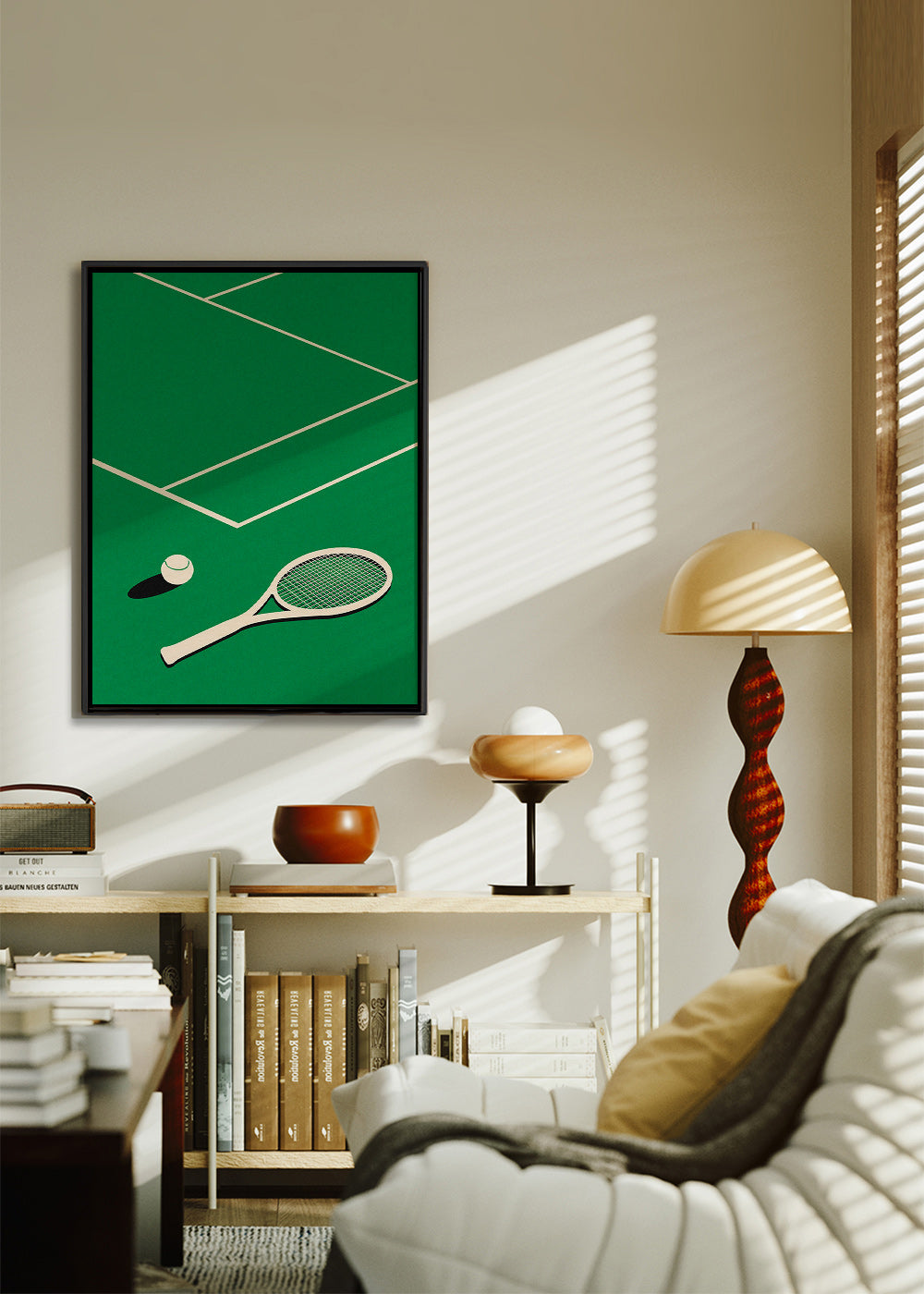 Sportskunst: ketcher og bold på bane – Canvas2