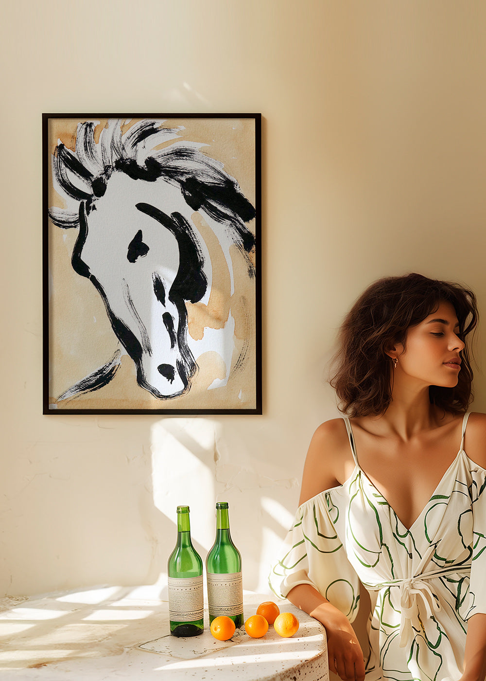 Hest i blæk, gestisk kunst – Product3