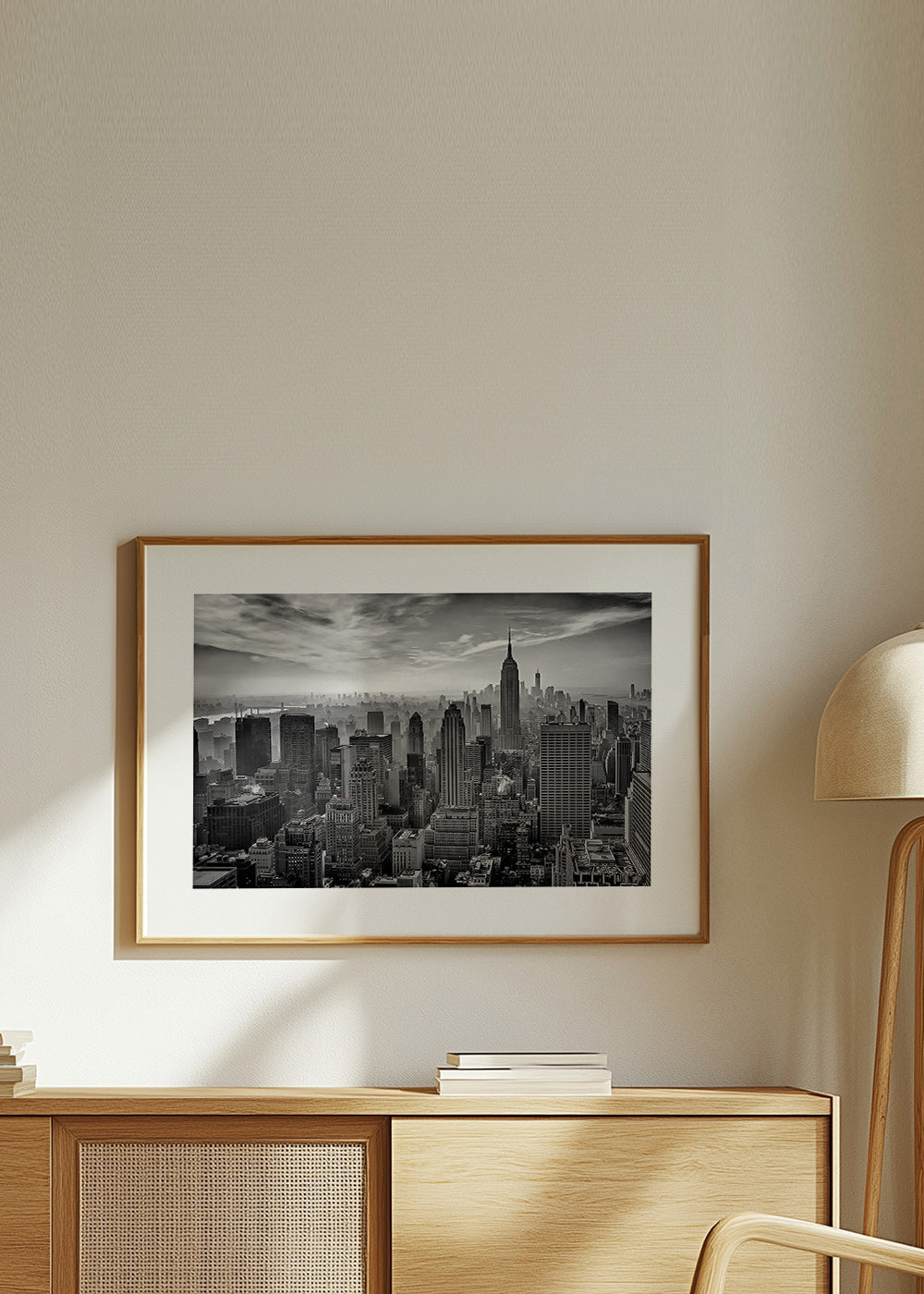 Køkkenkunst Manhattan skyline i sort-hvid – Product1