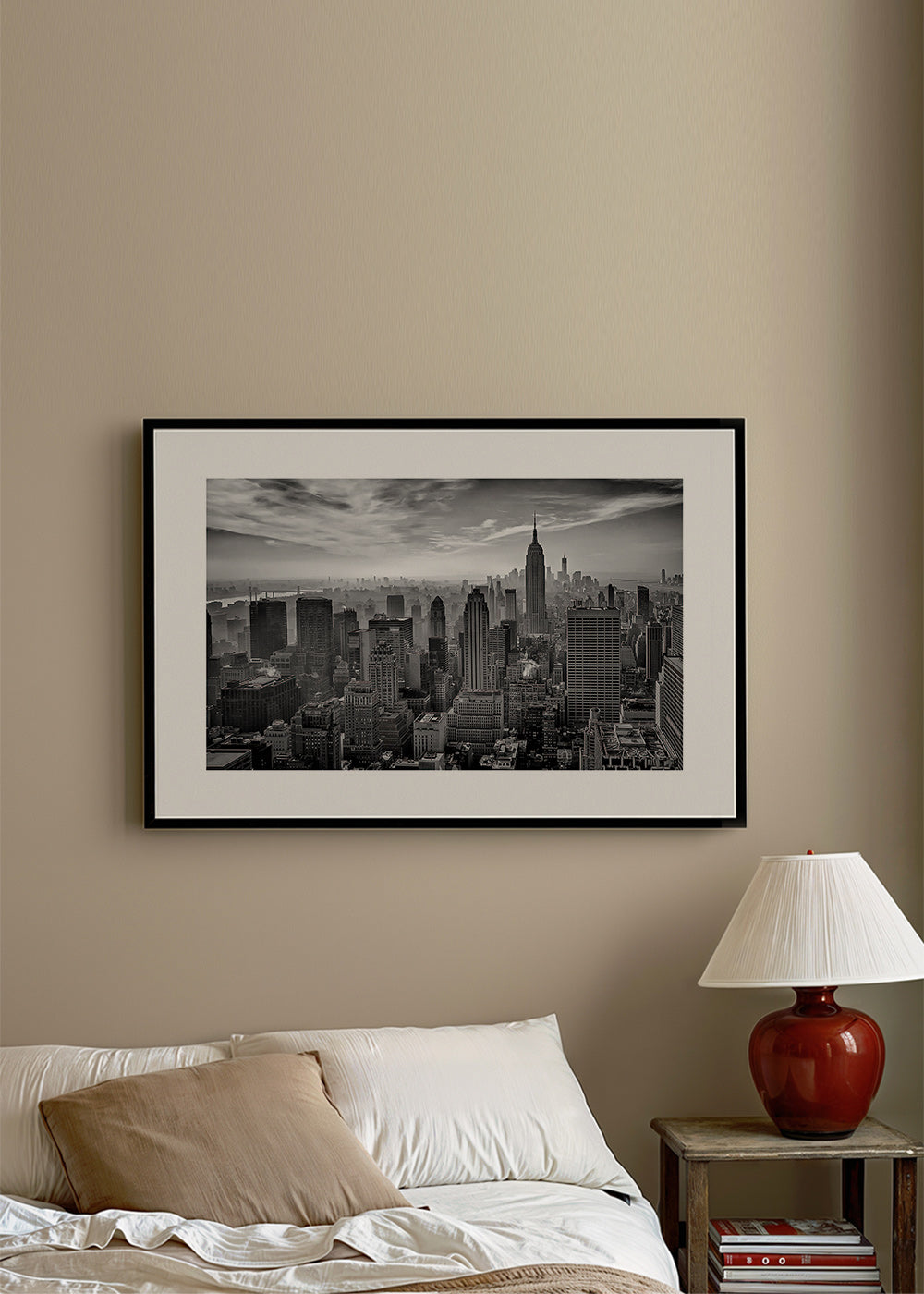 Køkkenkunst Manhattan skyline i sort-hvid – Product2