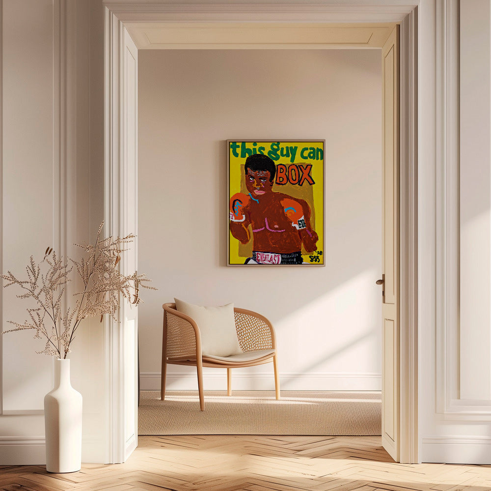 Sports kunst bokser illustration – Canvas1