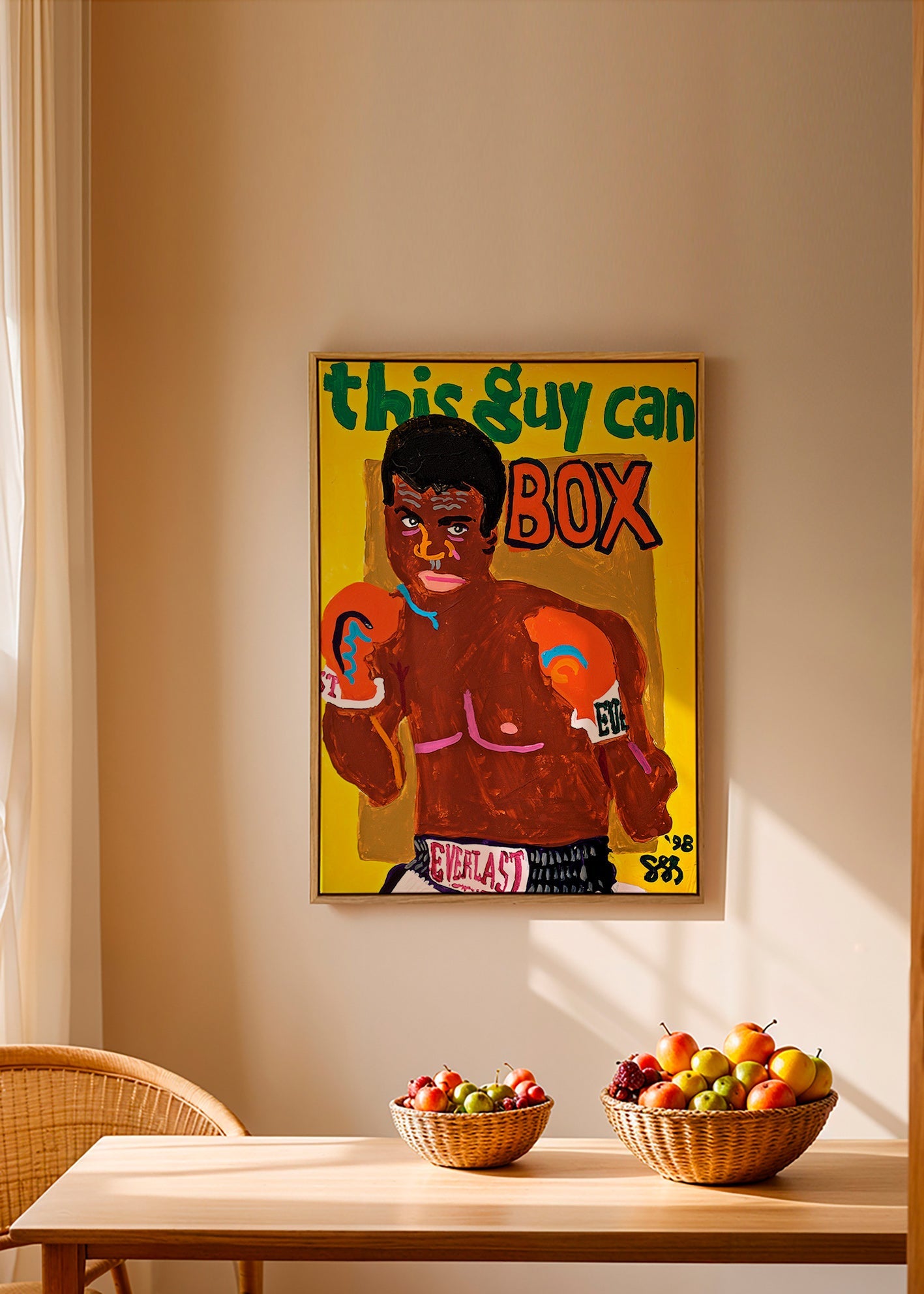 Sports kunst bokser illustration – Canvas2