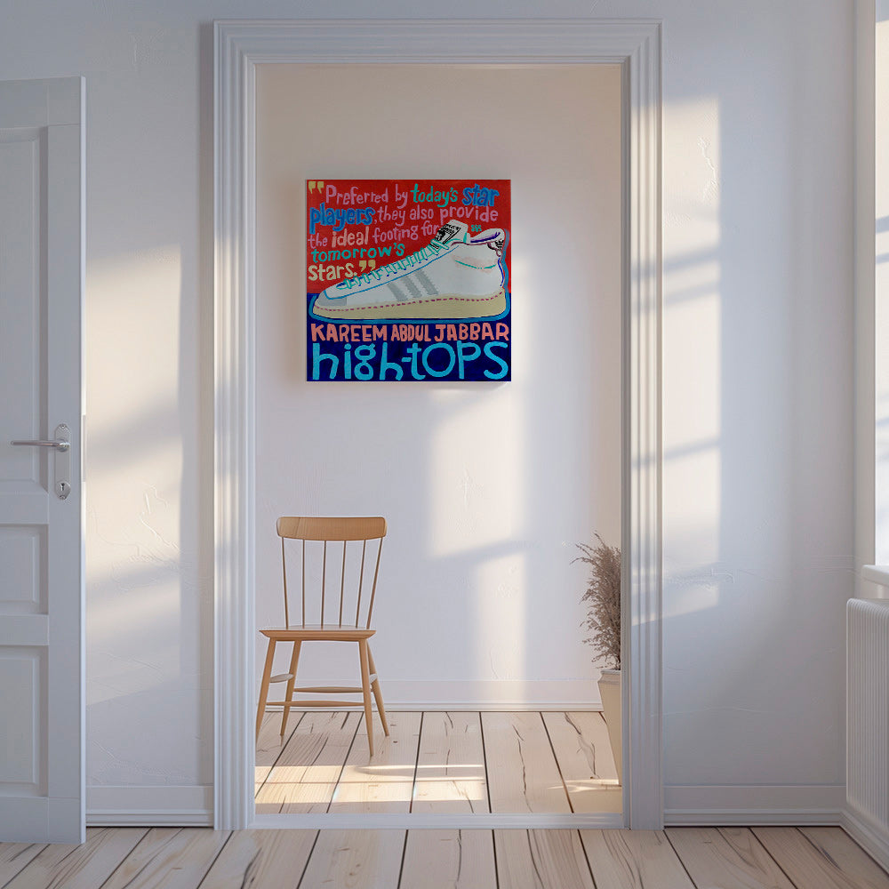 Køkkenkunst High Tops sneaker plakat – Canvas