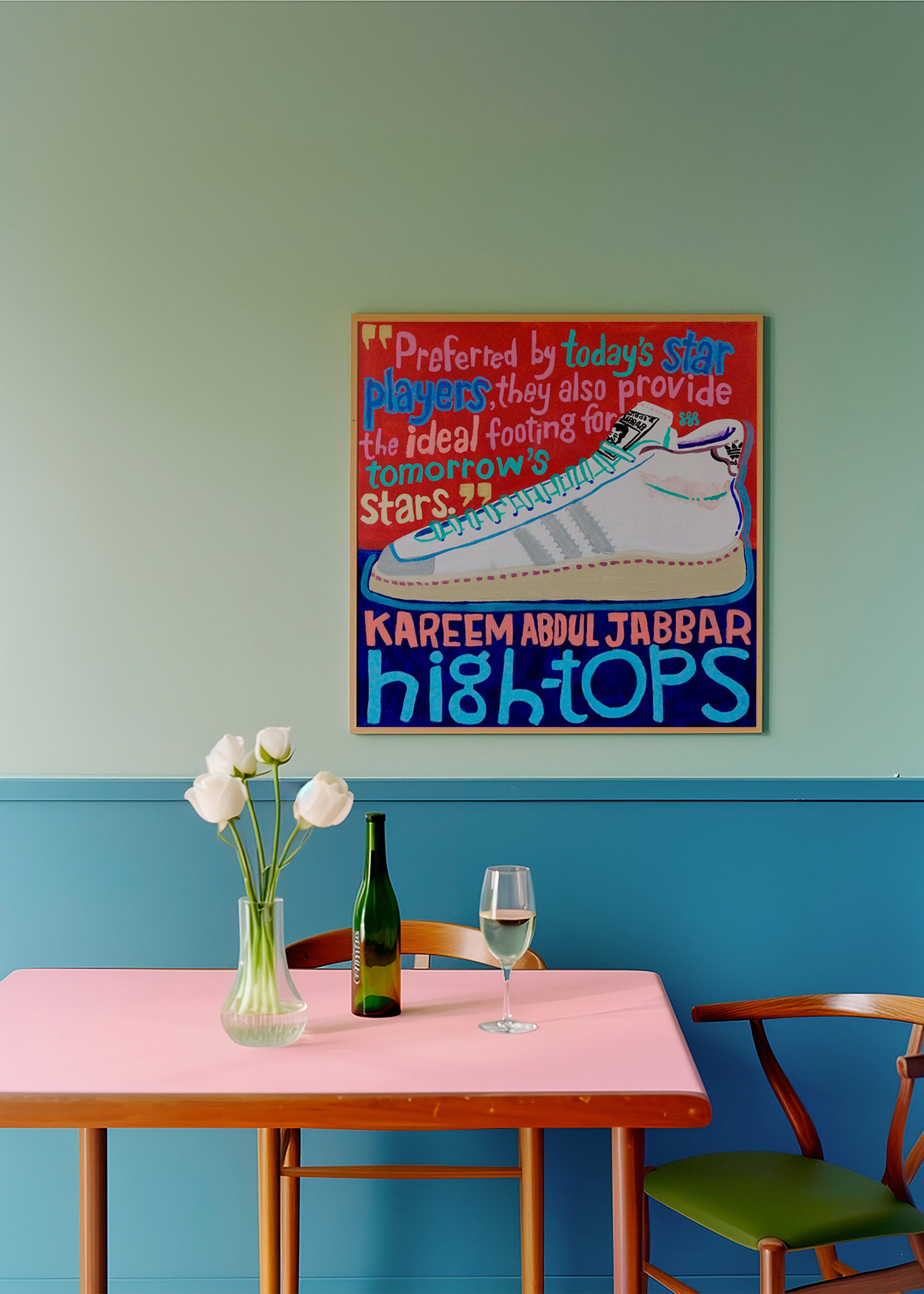 Køkkenkunst High Tops sneaker plakat – Product1