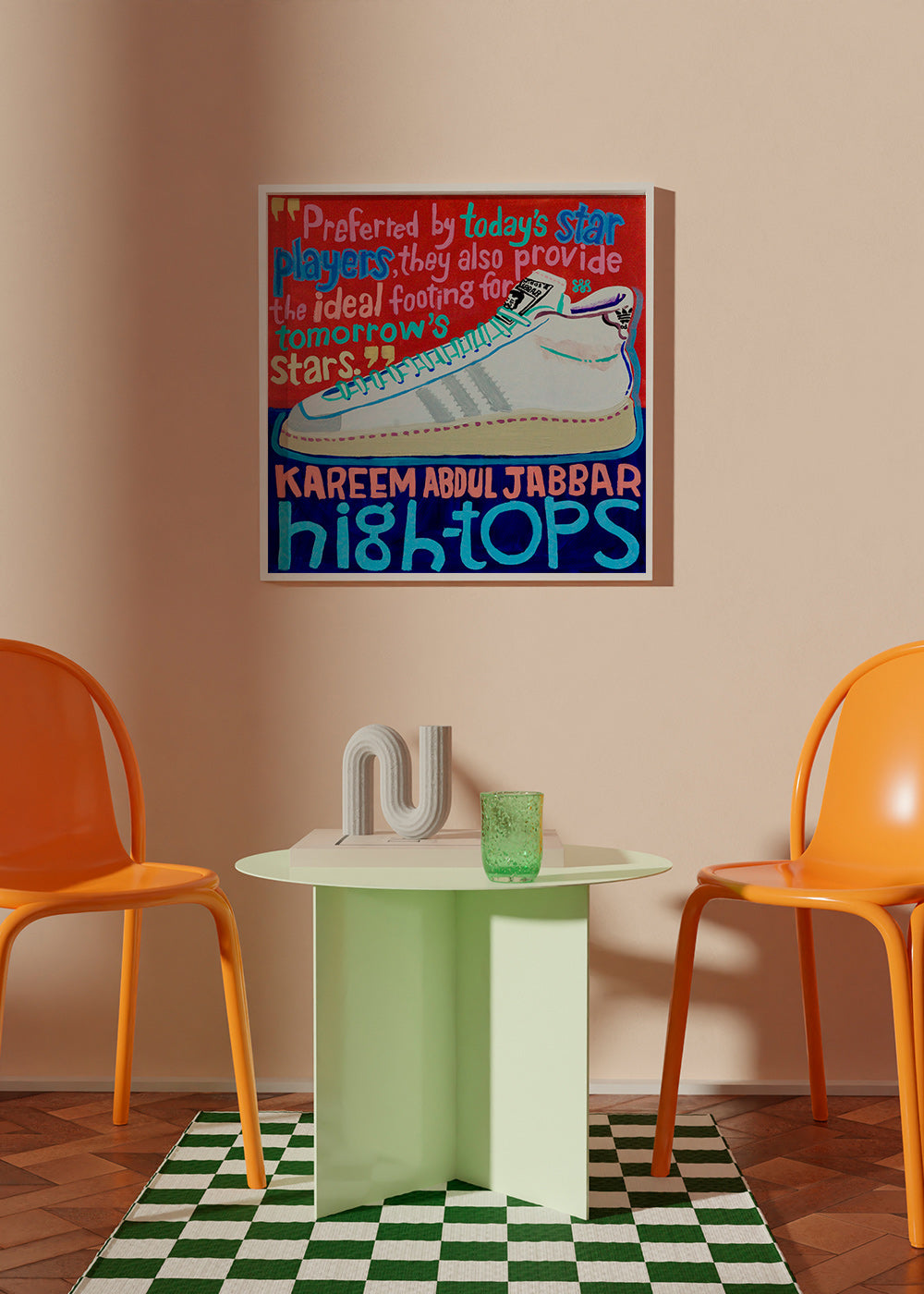 Køkkenkunst High Tops sneaker plakat – Product3