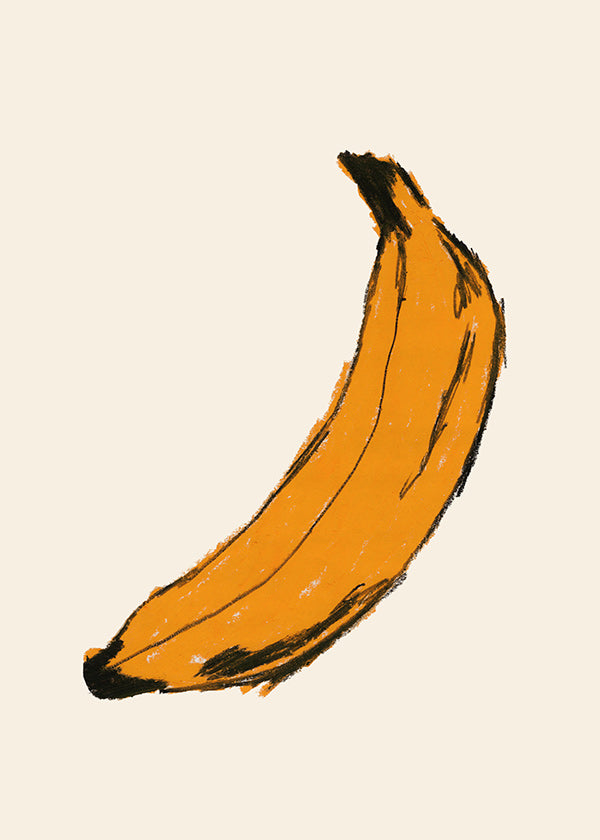 Køkkenkunst banan illustration