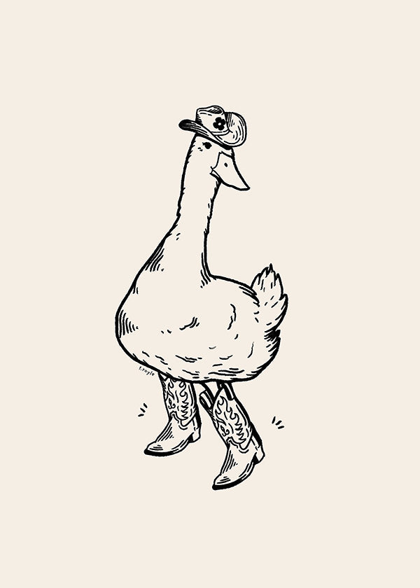 And i cowboy-stil illustration