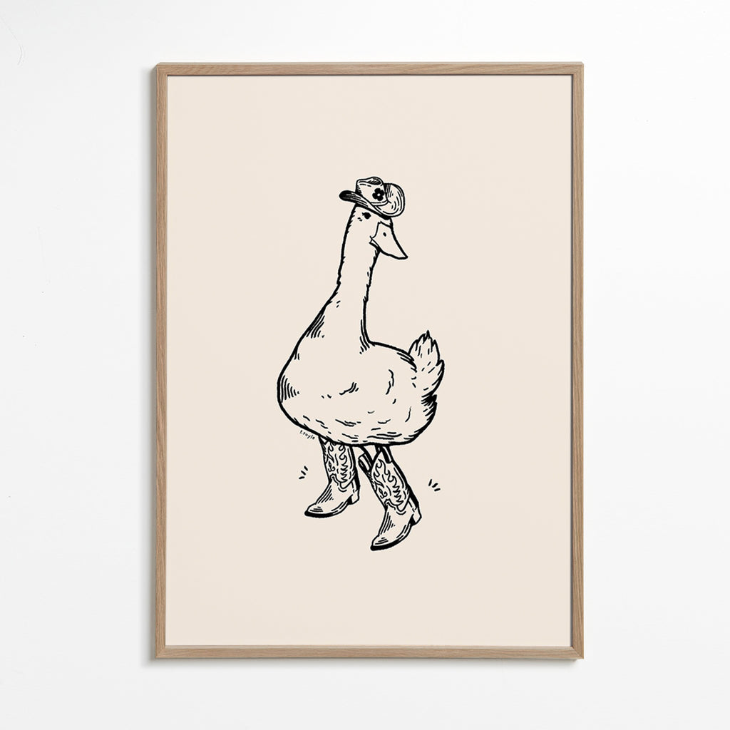 And i cowboy-stil illustration – Oak Frame