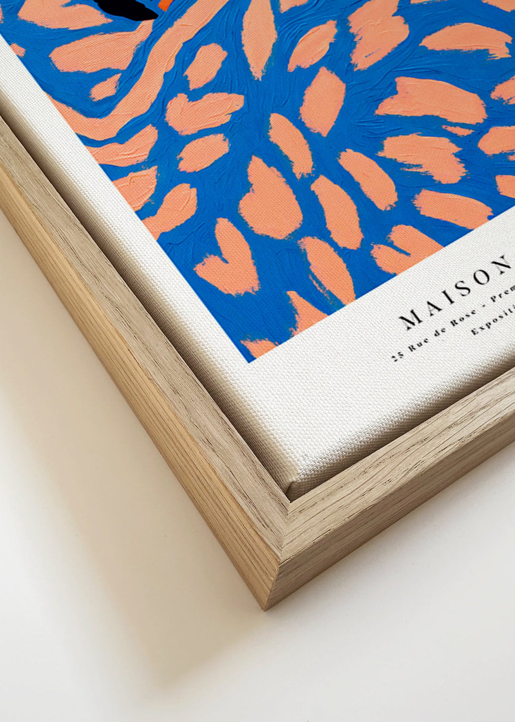 Figurativ illustration kvinde indhyllet – Canvas detail
