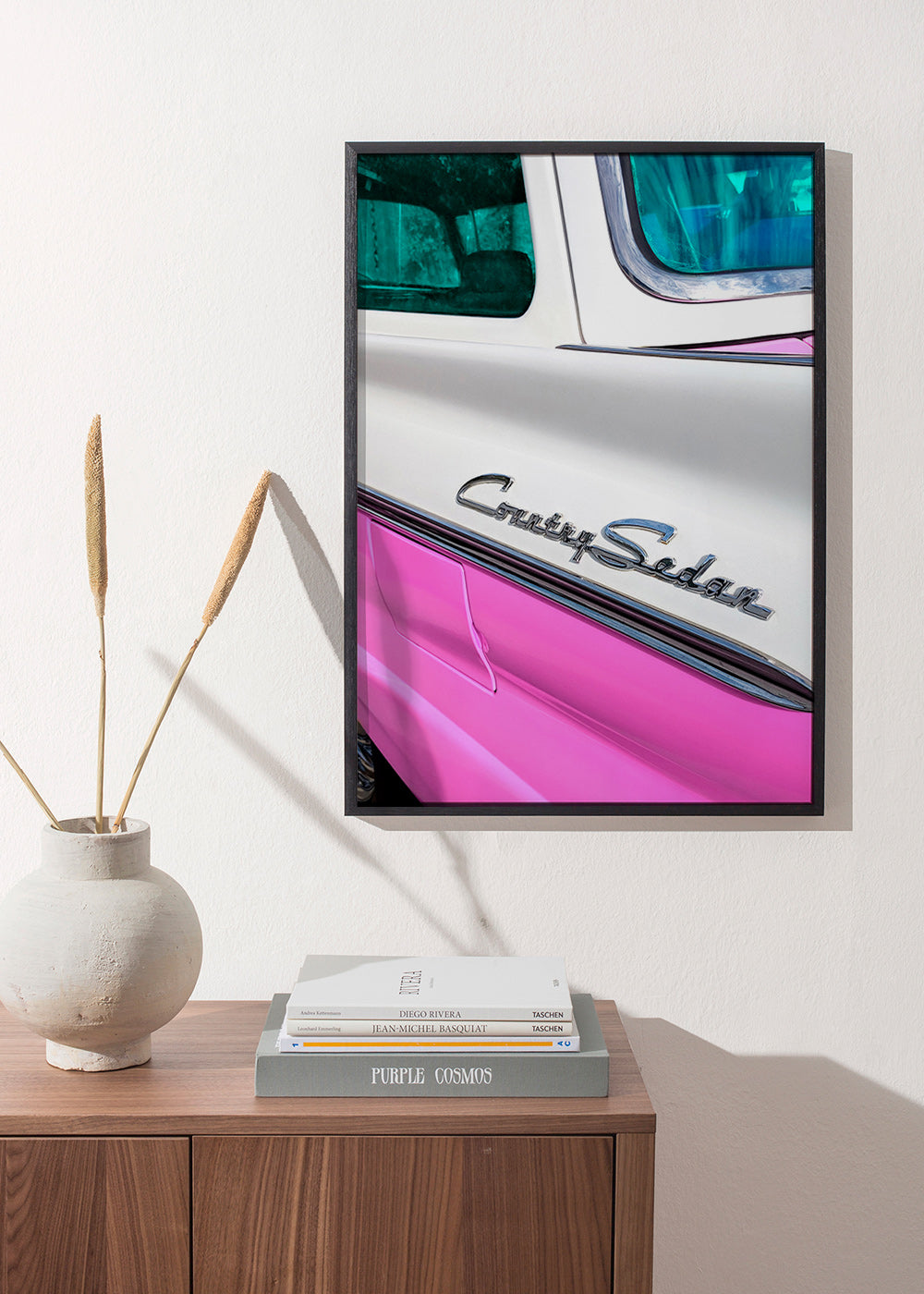 Vintage plakat Country Sedan kromdetalje – Product3