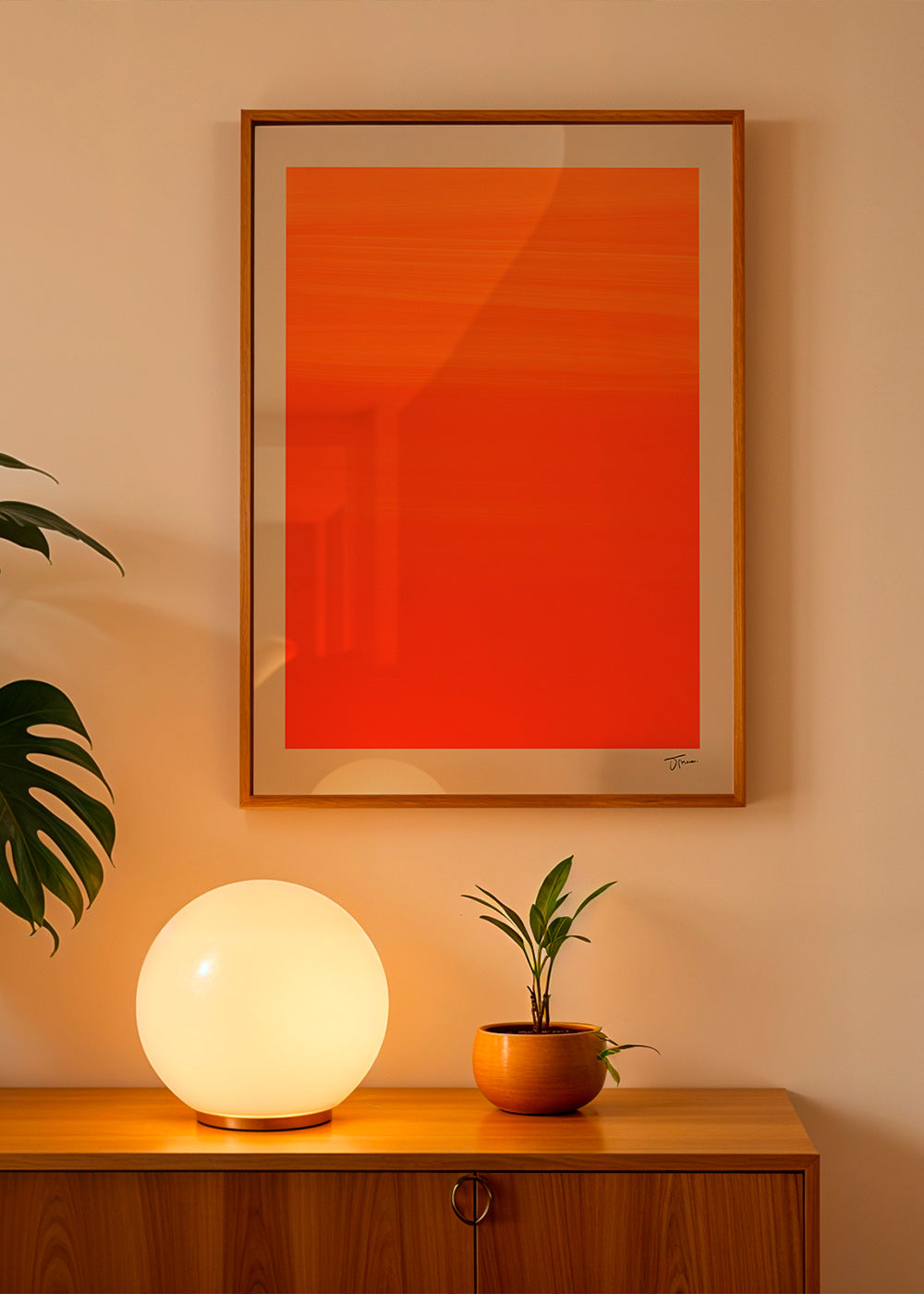 Abstrakt orange horisont – Product3