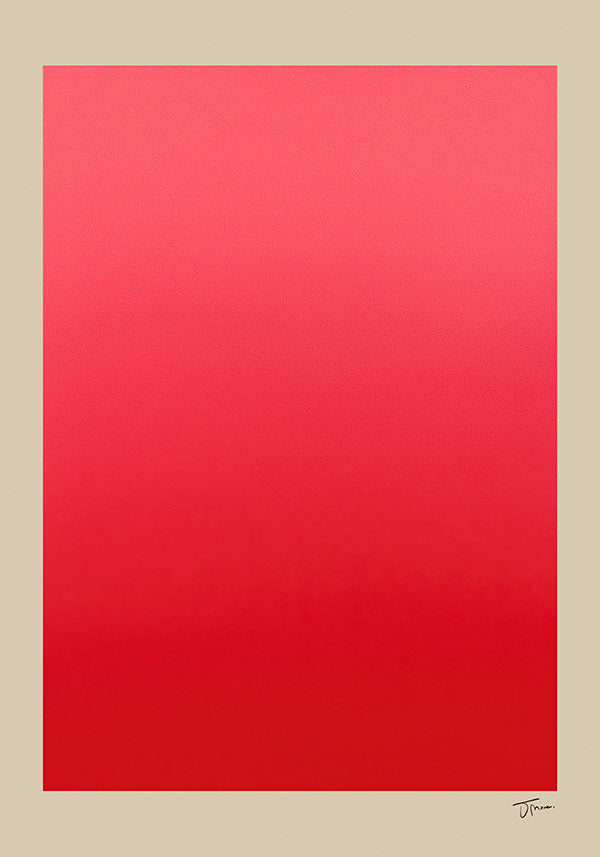 Abstrakt billede rødt gradient med underskrift