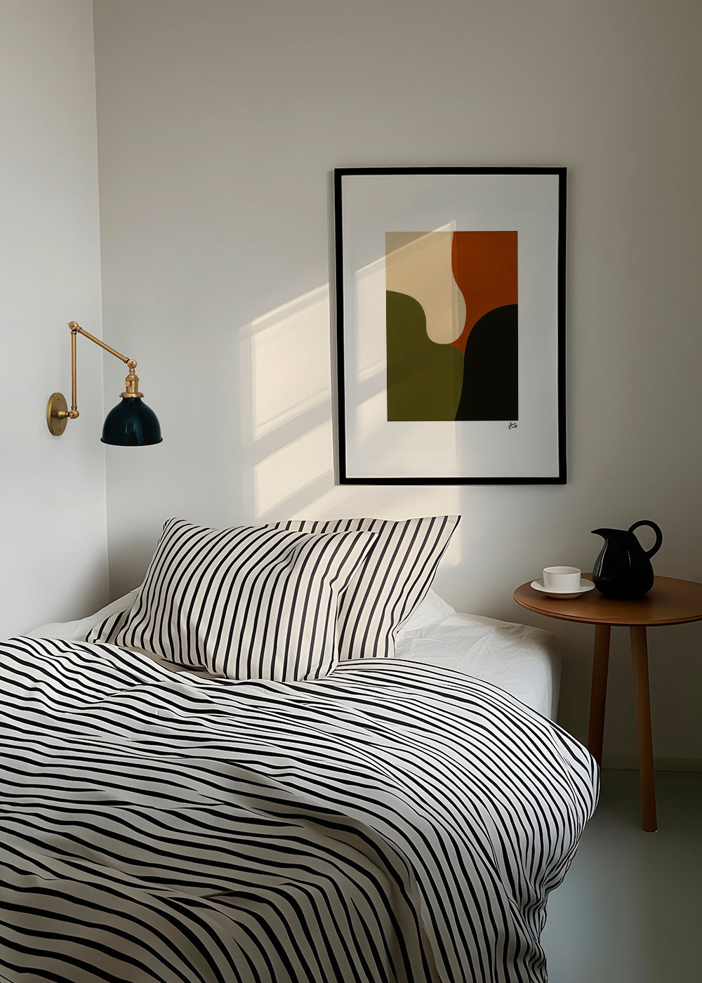 Minimalistisk plakat med olivformer – Product2