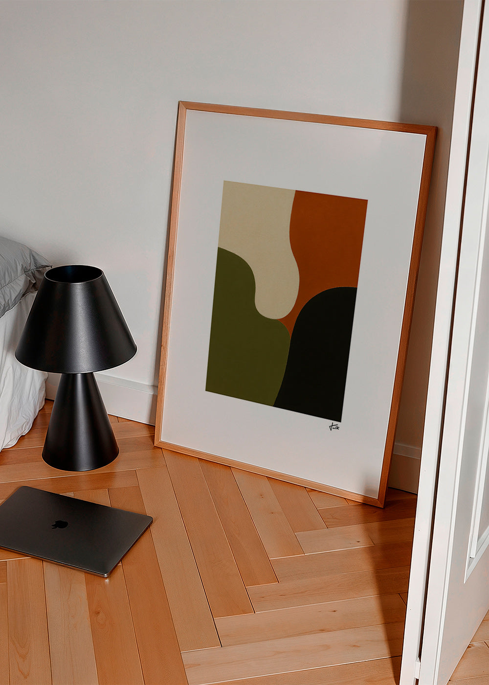 Minimalistisk plakat med olivformer – Product3