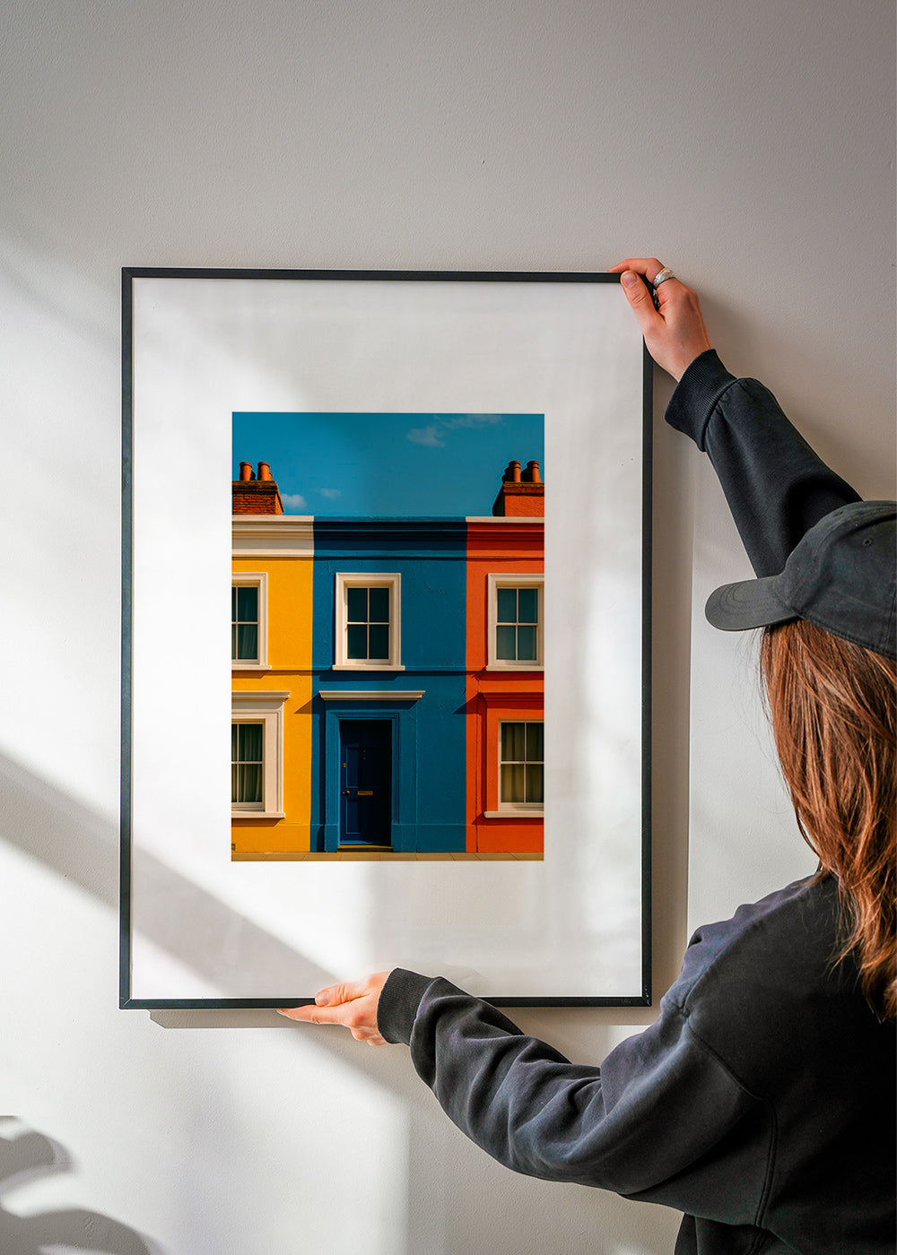 Bybillede med facade i tre farver – Product2