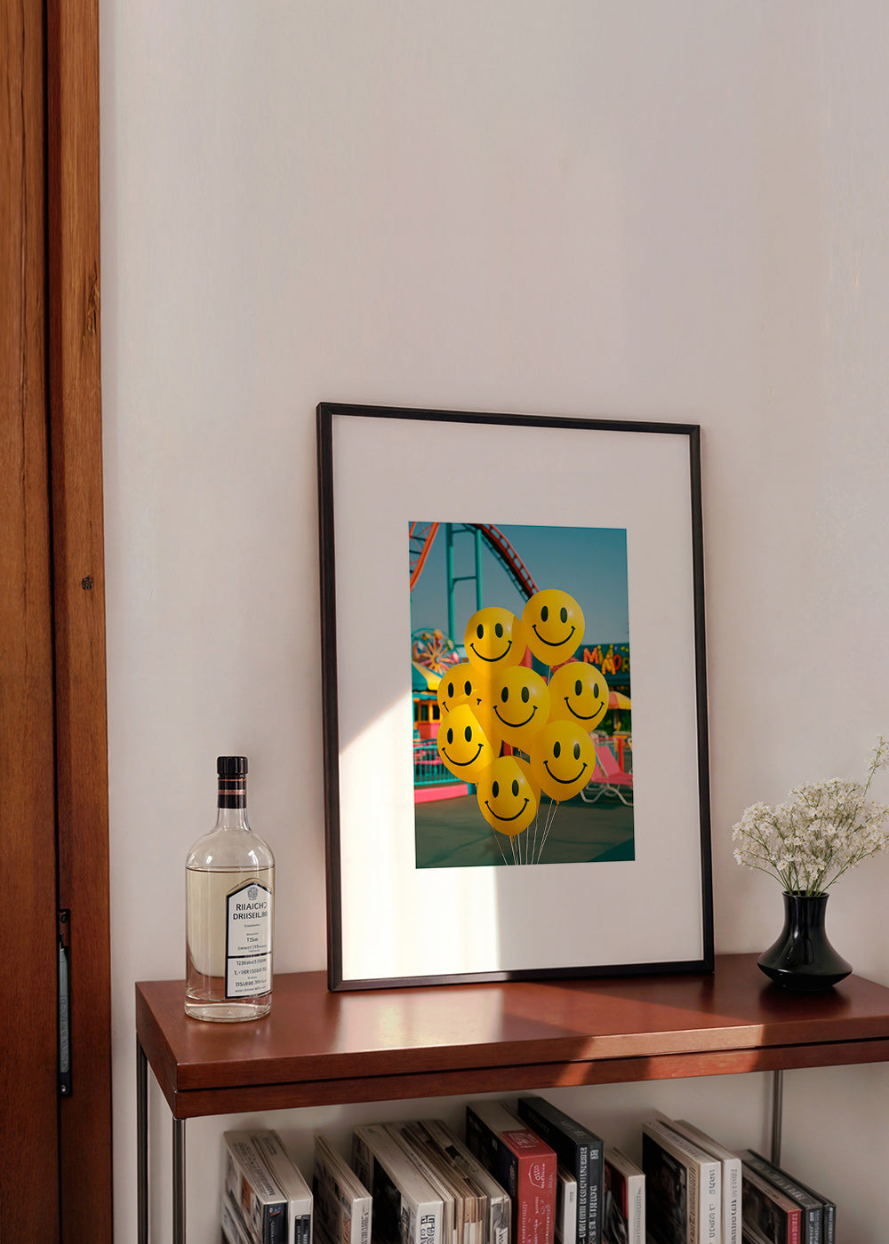 Fotografi af smilende balloner i forlystelsespark – Product2