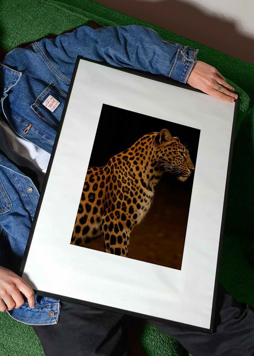 Kunstværk leopard profil – Product1