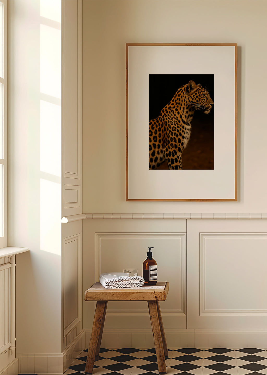 Kunstværk leopard profil – Product3