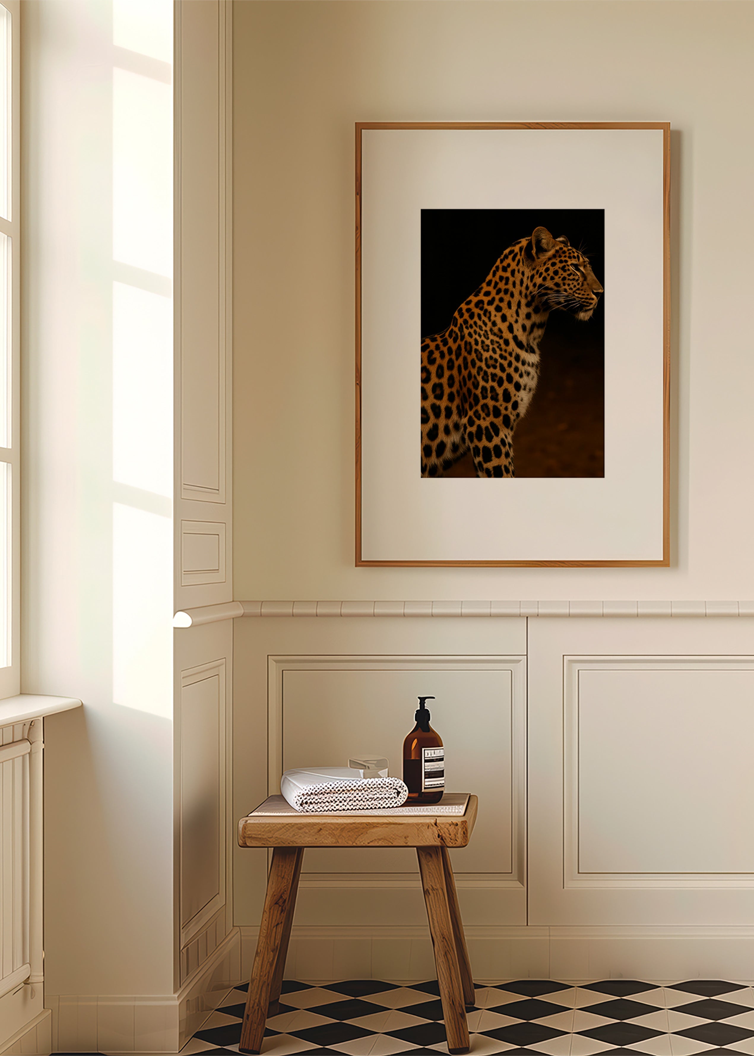 Kunstværk leopard profil – Product3