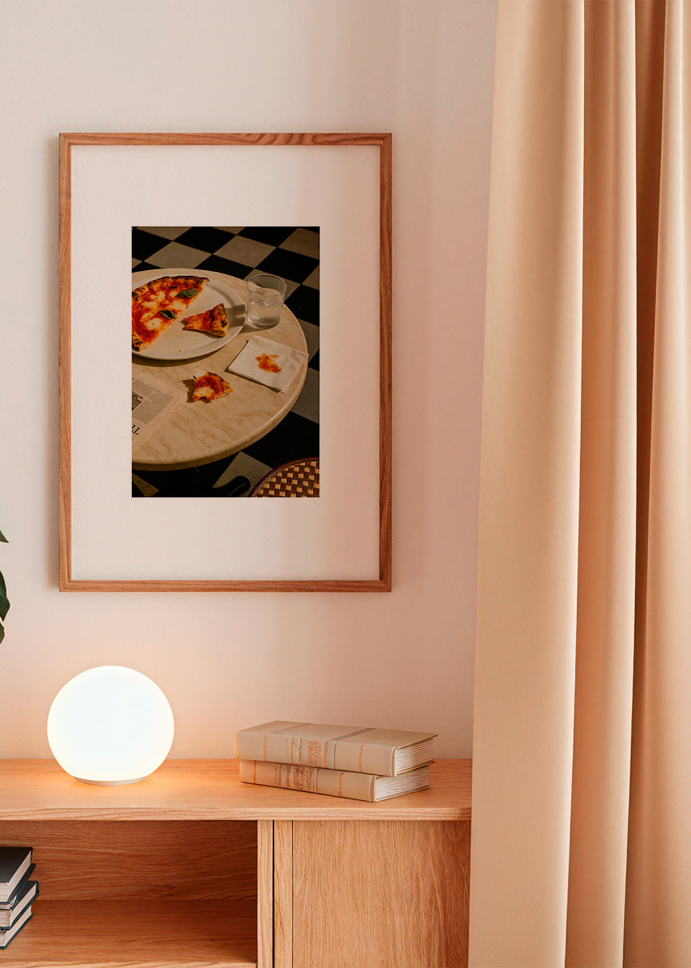 Køkkenkunst Pizza på marmor – Product1