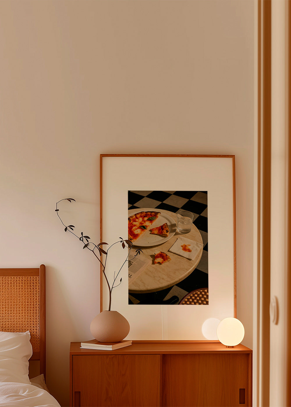 Køkkenkunst Pizza på marmor – Product2