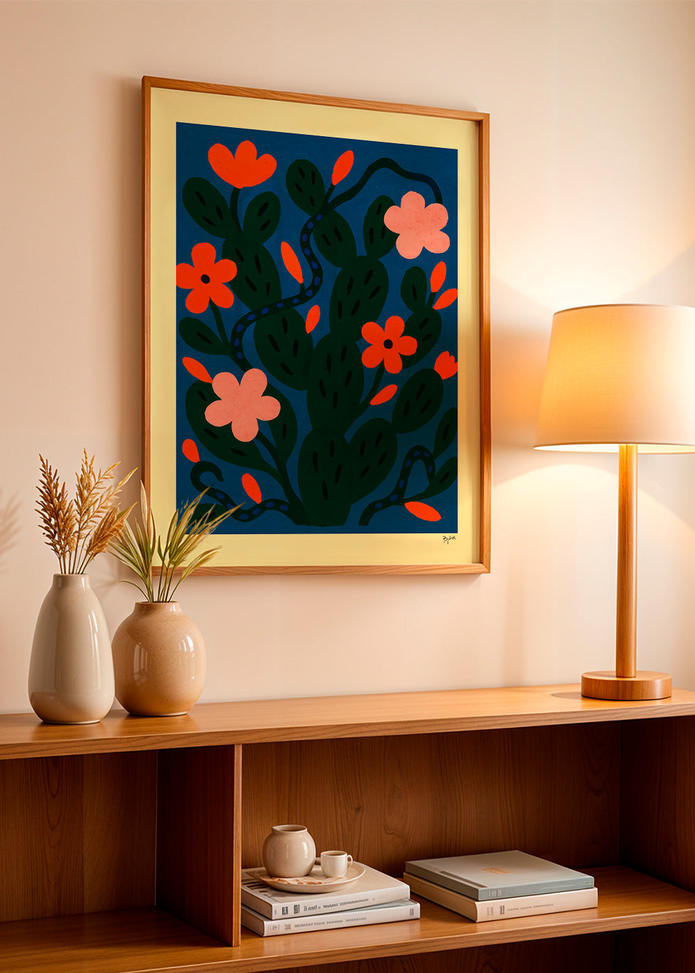 Botanisk plakat Midnatsblomster – Product2