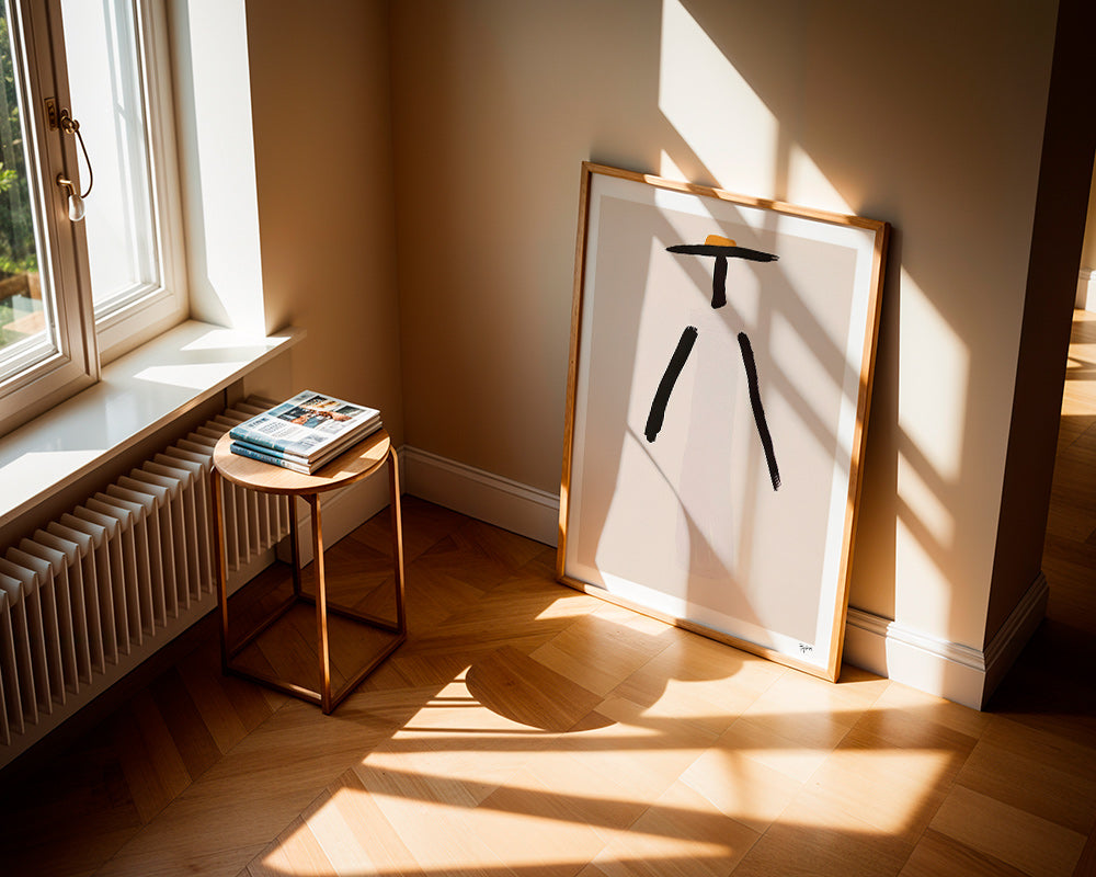 Minimalistisk figur med hat – Product2