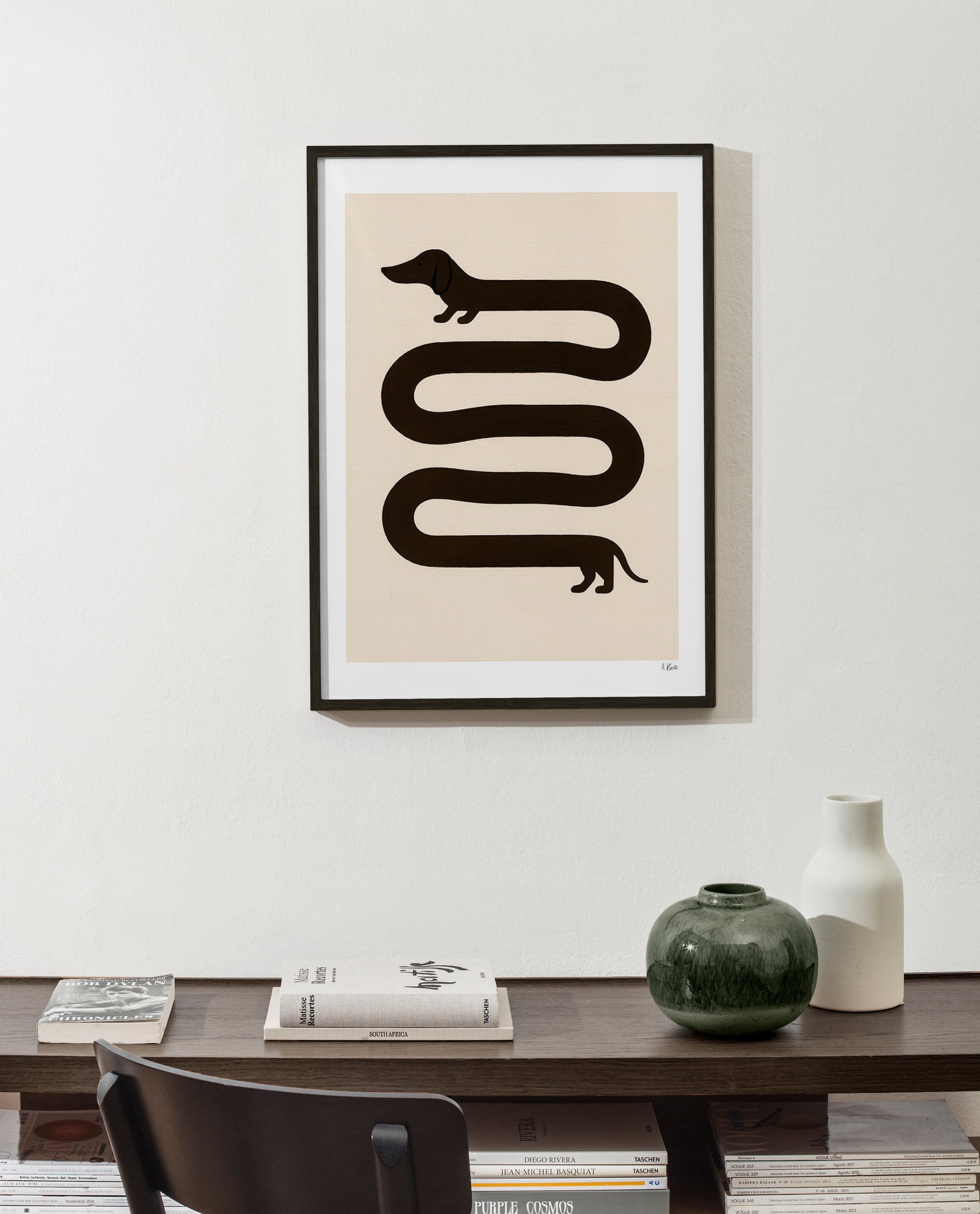 Plakat med lang hund – Product2