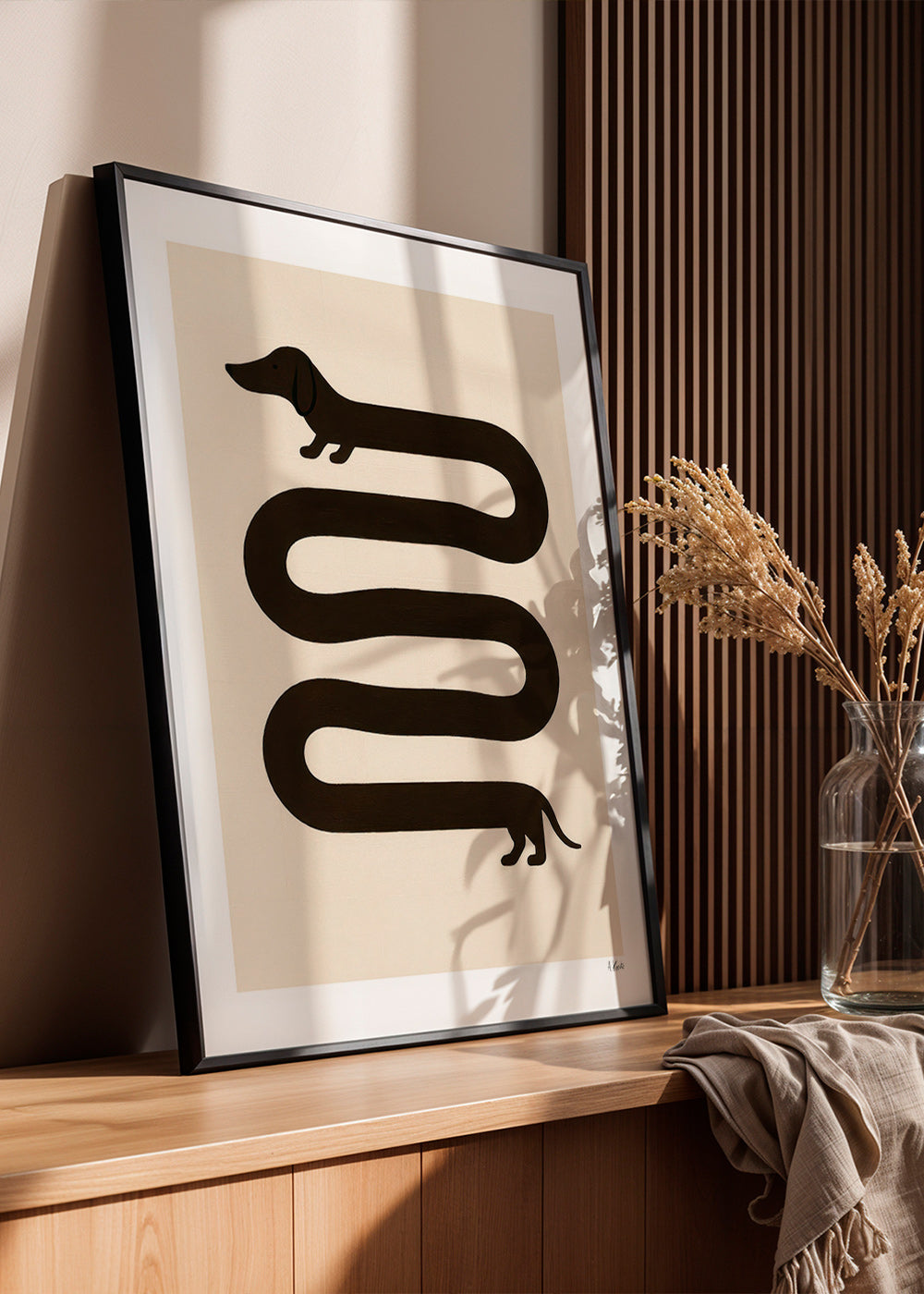Plakat med lang hund – Product3