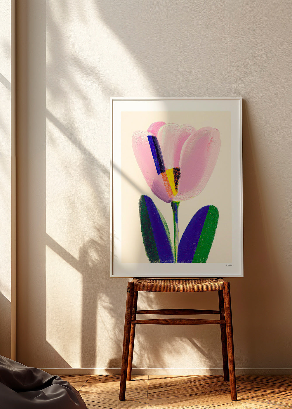 Botanisk plakat rosa tulipan – Product1