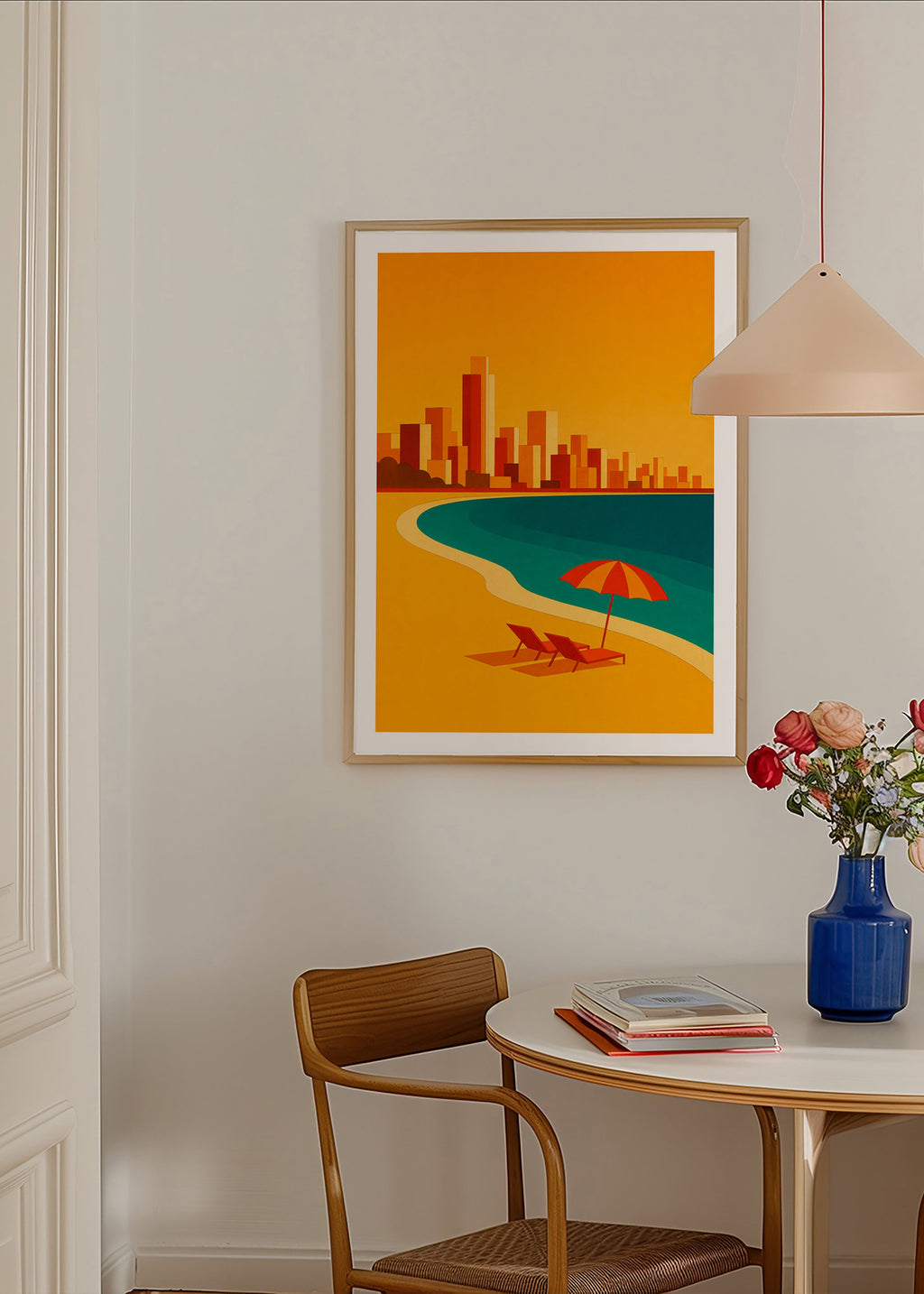Køkkenkunst: retro strand med parasol – Product3