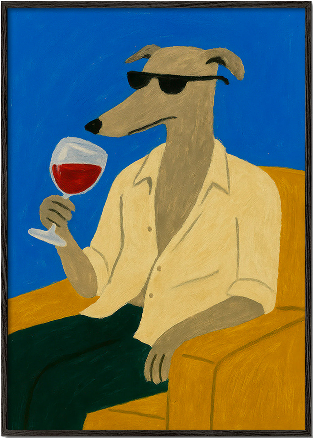 Køkkenkunst: galgo med vinglas – Black Frame