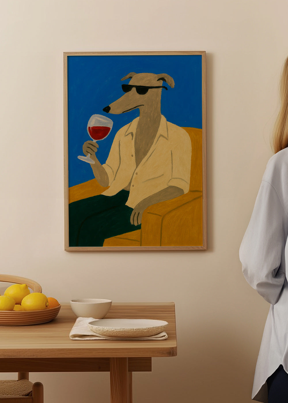 Køkkenkunst: galgo med vinglas – Product1